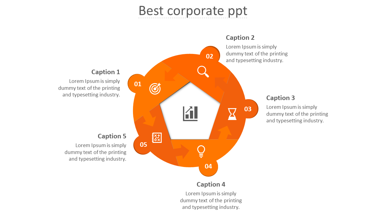 best corporate ppt-orange